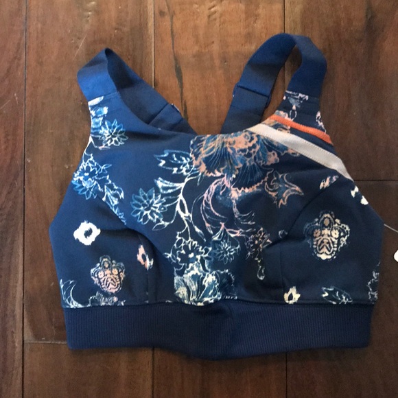 NWT Free People Freestyle Printed Sports Bra - Picture 2 of 5